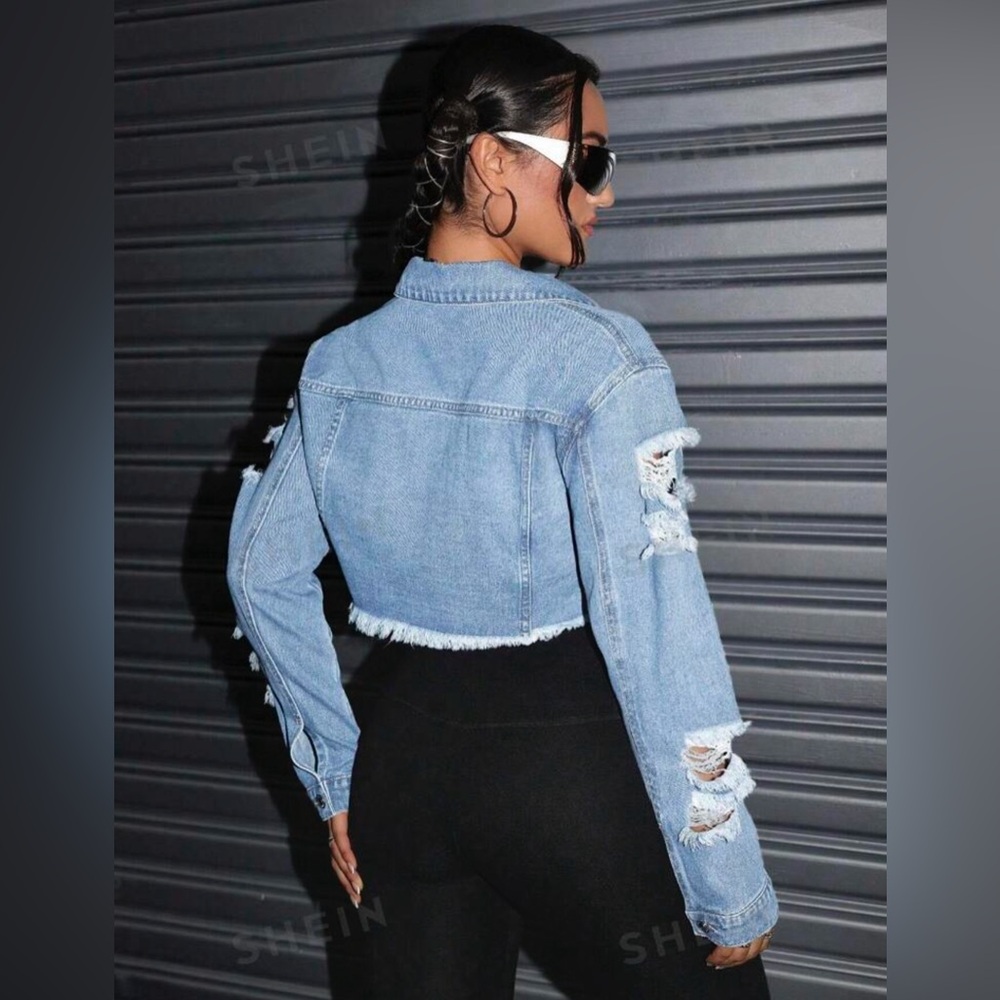 Cropped Denim Jacket